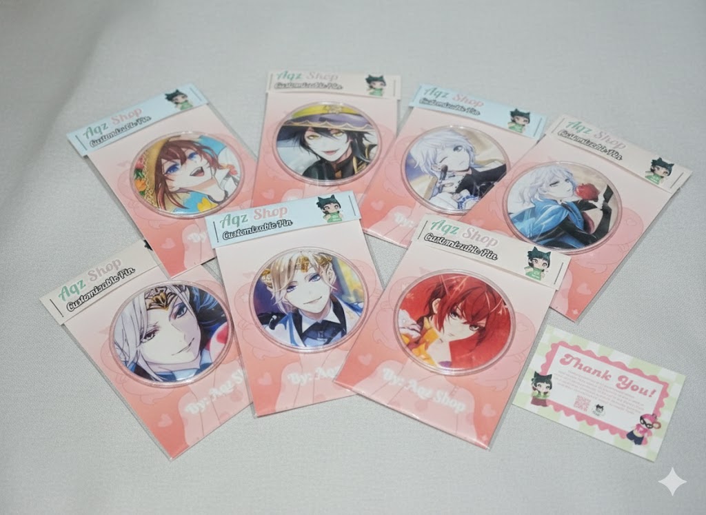 Acrylic pins